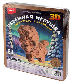 3D конструктор из картона